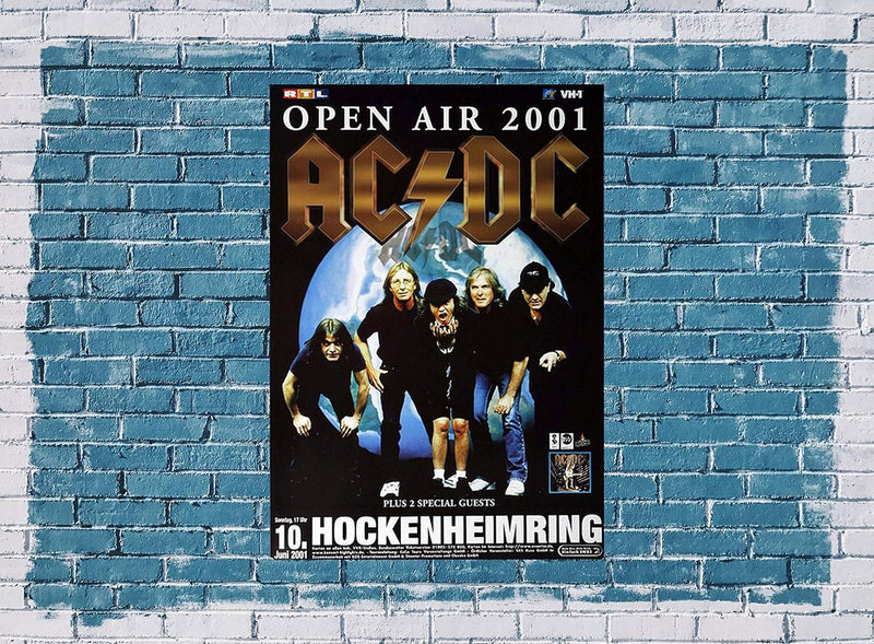 AC/DC - Stiff Upper Lip, Hockenheimring 2001 » Konzertplakat/Premium Poster | Live Konzert Veranstal