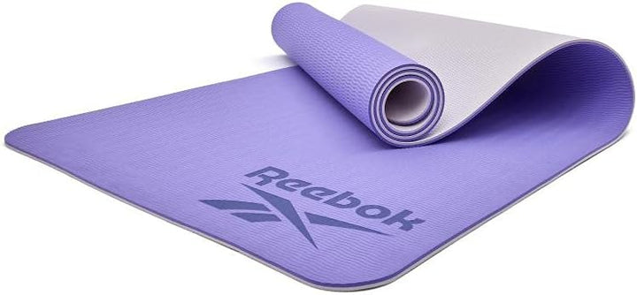 Reebok Doppelseitige 6-mm-Yogamatte Violett, Violett