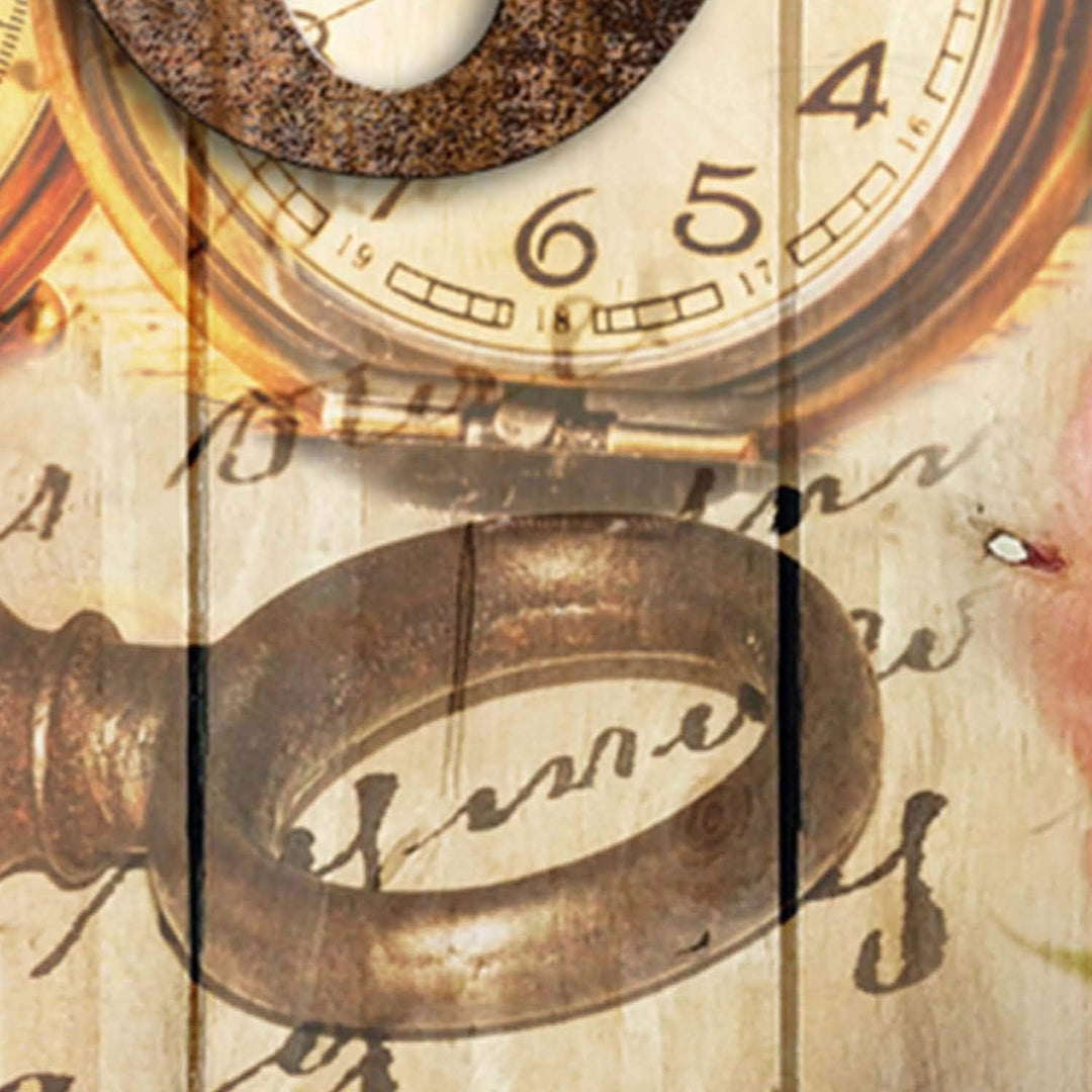 Feeby Wanddeko 5 teile Haus 150x100 cm Bilder modern Rosen Wohnung Wohnzimmer Design Rosa Deko Panee