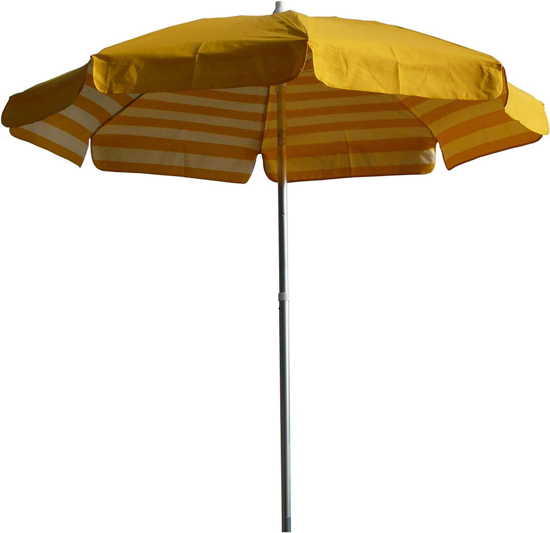 Maffei Sonnenschirm rund Venezia weiss/gelb 120,0 x 11,0 x 11,0 cm art181agialloriga
