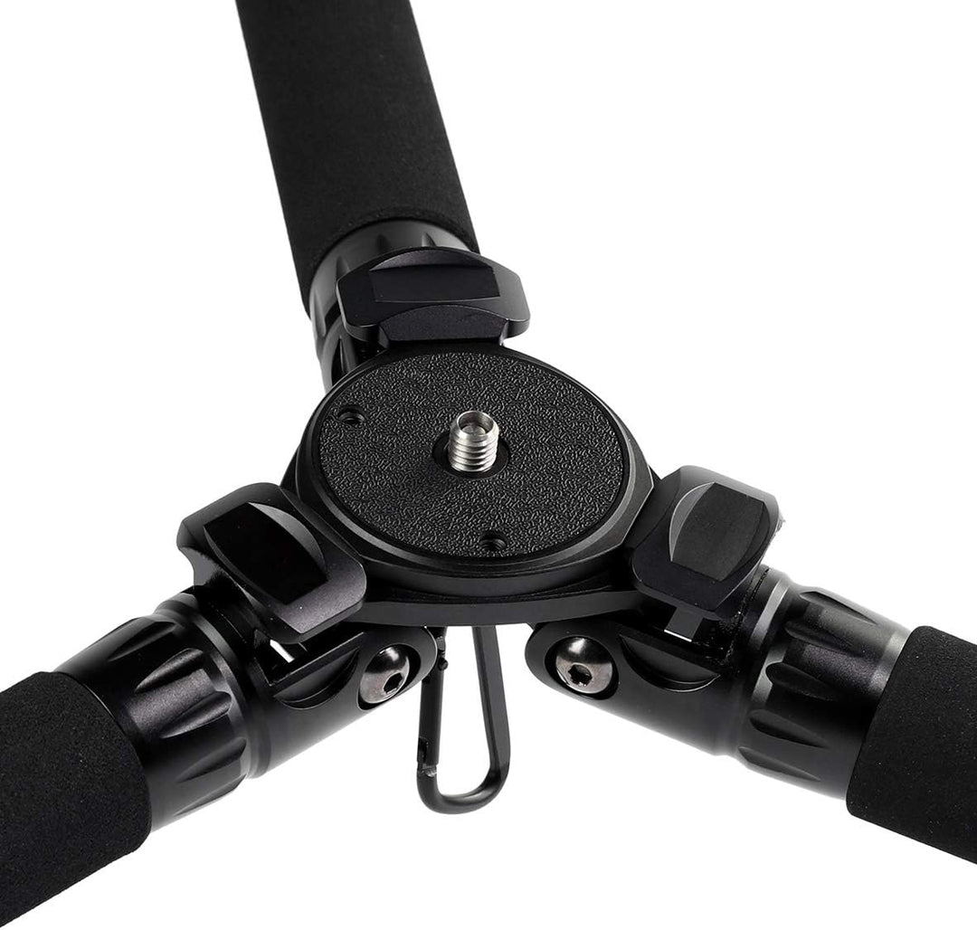 TINKTEEK Pyramid Carbon Stativ Tragkraft 20KG 10 Lagen Kohlenstofffaser, Kugelkopf Nicht enthalten