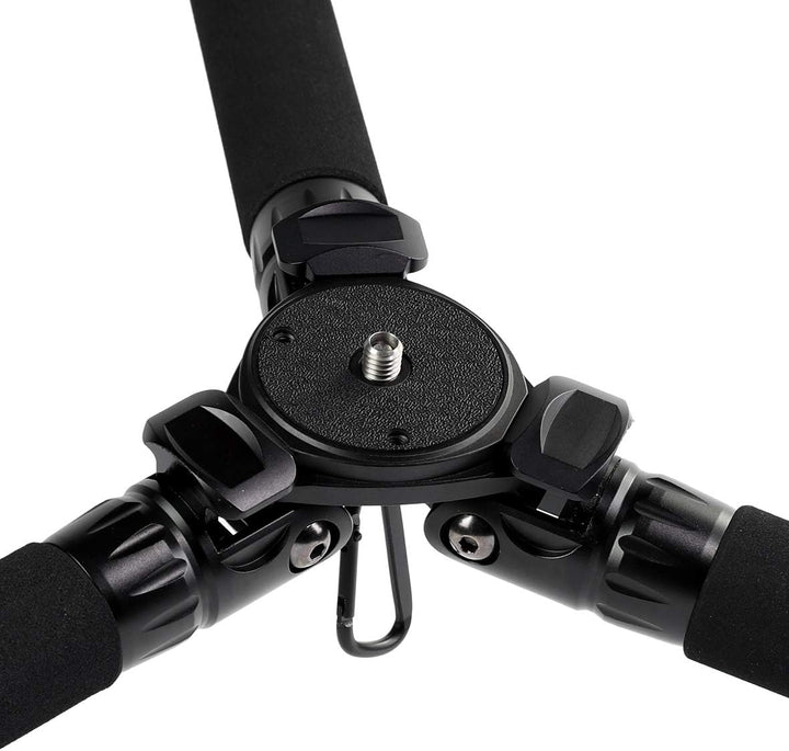 TINKTEEK Pyramid Carbon Stativ Tragkraft 20KG 10 Lagen Kohlenstofffaser, Kugelkopf Nicht enthalten