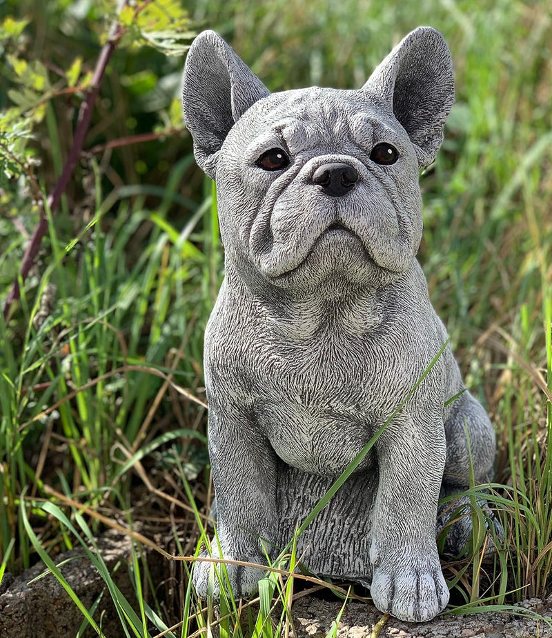 Stone and Style Steinfigur Frenchie Französische Bulldogge frostfest wetterfest