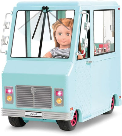 Our Generation 44487 OG (Ice Cream Truck Eiswagen, blau