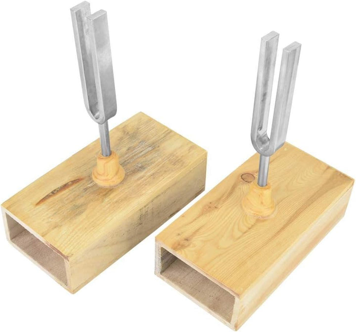Stimmgabel mit Resonanzkasten, 440Hz Stimmgabel Virbration Experimental Instrument mit Holz Resonato