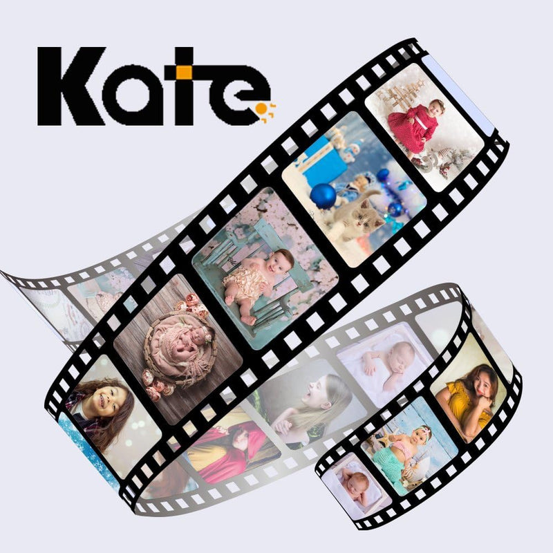 Kate 1,5x2m Pure Yellow Solid Color/Collapsible Solid Blaugrün Papier Hintergrund Doppelseitige Mikr