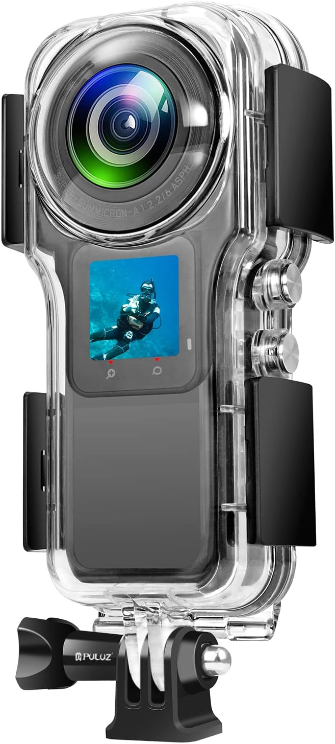 Unterwassergehäuse für Insta360 One RS 1 Zoll 360 Edition wasserdichte Hülle für Tauchen Schwimmen u