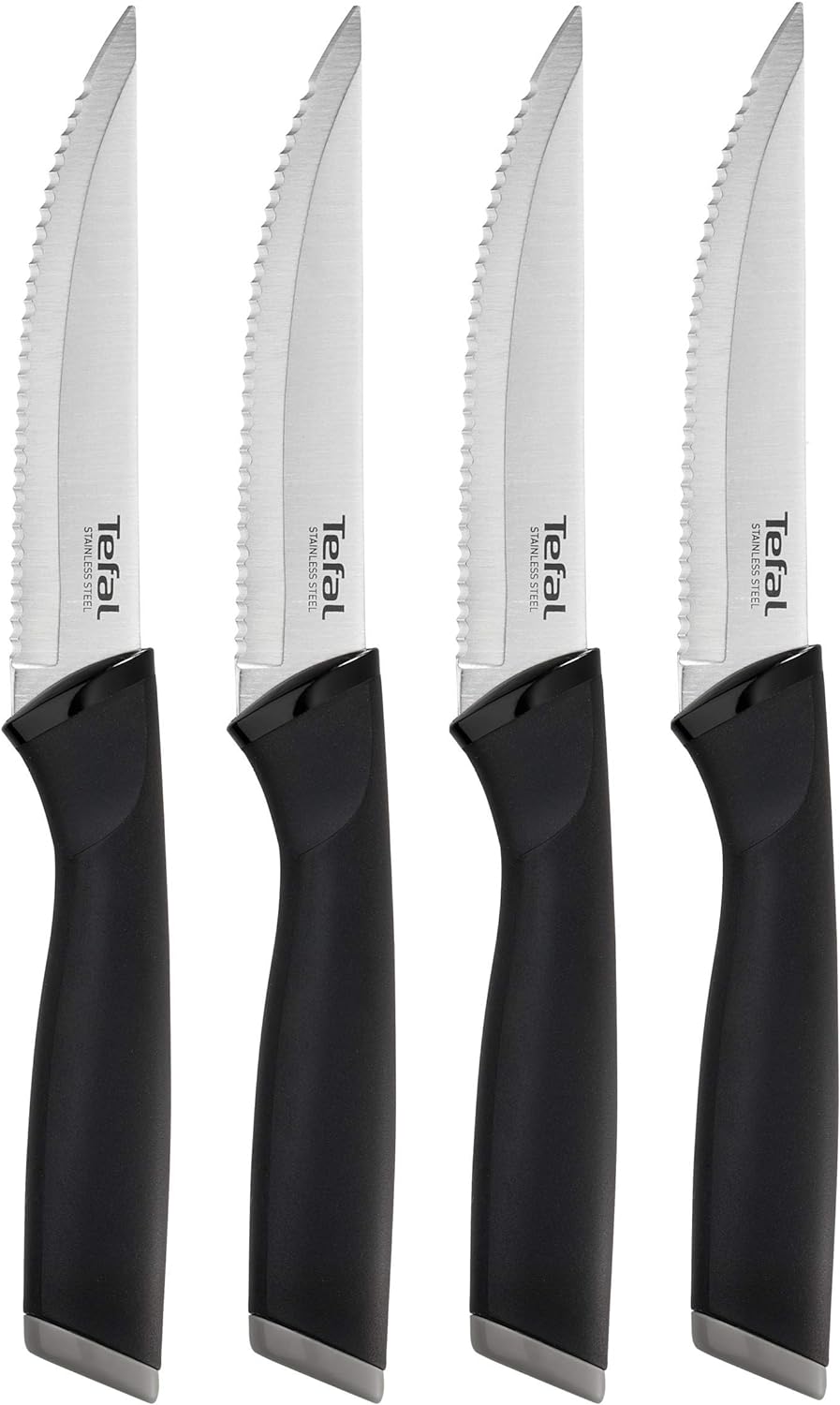 Tefal K221S414 Carne Comfort, Alloy Steel, 5.3 cubic_centimeters, Schwarz One size 4er-Set Fleichmes