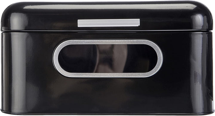 Echtwerk Brotkasten, Retro-Brotbox aus Metall mit Sichtfenster, Platzsparende Aufbewahrungsbox, Brot