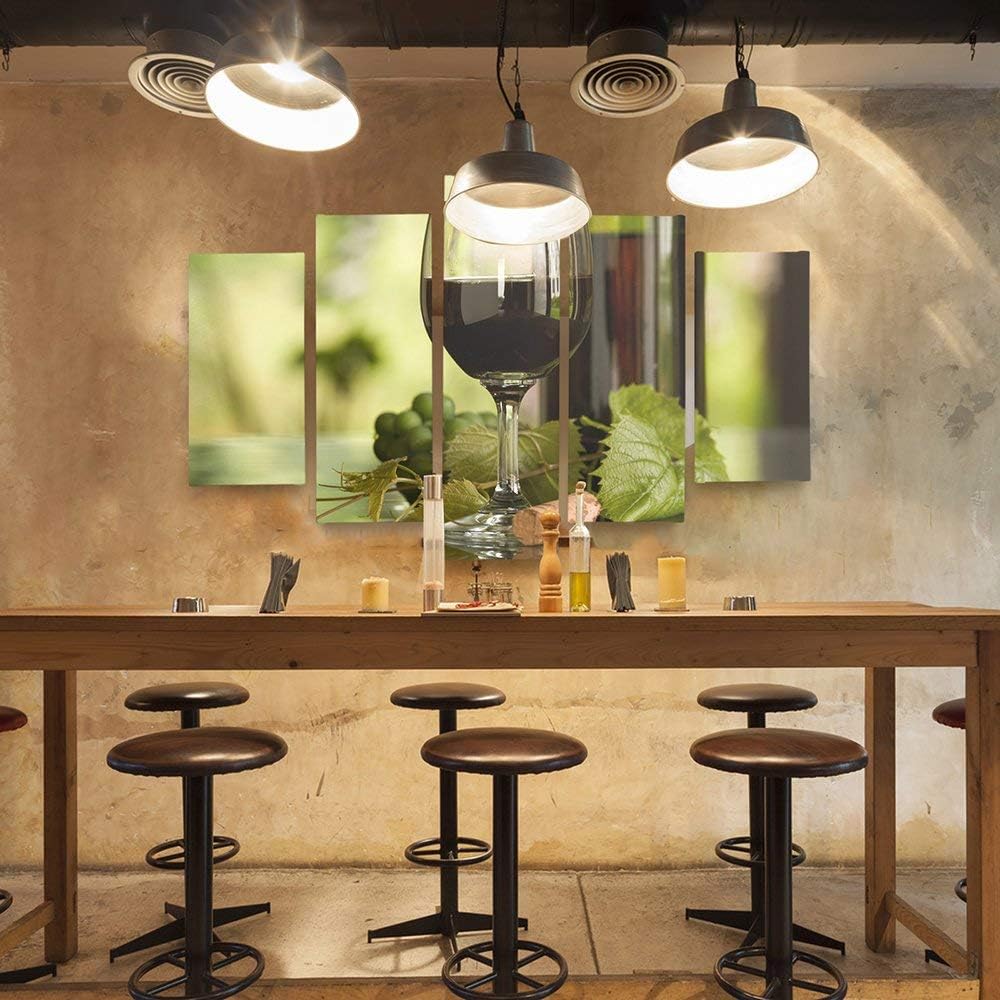 Feeby. Leinwandbild - 5 Teile - Bilder, Wand Bild, Wandbilder, Kunstdruck XXL, 5-Teilig, Typ A, 100x