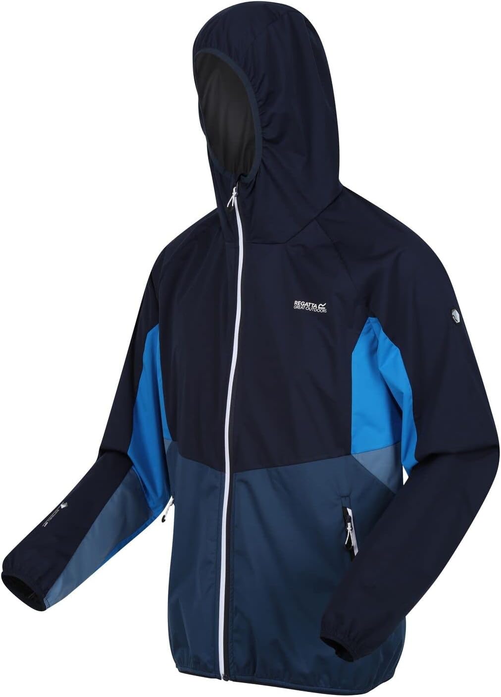 Regatta Tarvos VI Softshelljacke Herren mit Kapuze L Blau, L Blau