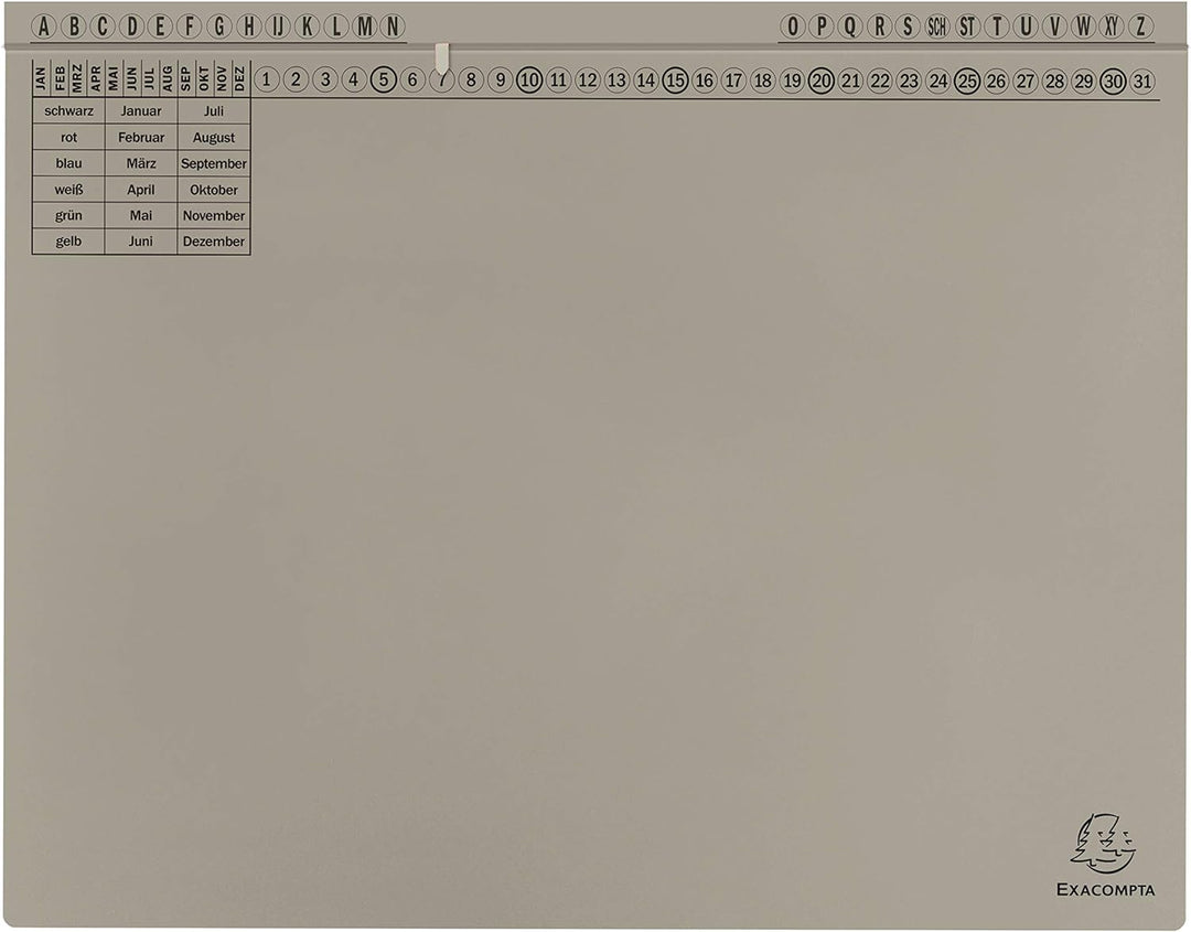 Exacompta 371110B 25er Pack Premium Kanzlei Hängehefter Exaflex Links- oder Rechtsheftung, extra sta