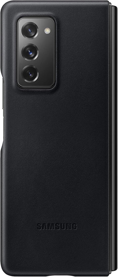 Samsung Leather Smartphone Cover EF-VF916 für Galaxy Z Fold2 5G Handy-Hülle, echtes Leder, Schutz Ca