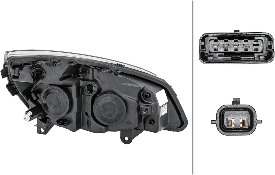 HELLA 1EG 008 862-171 Halogen-Hauptscheinwerfer - links - für u.a. Renault Scénic II (Jm0/1_) Links