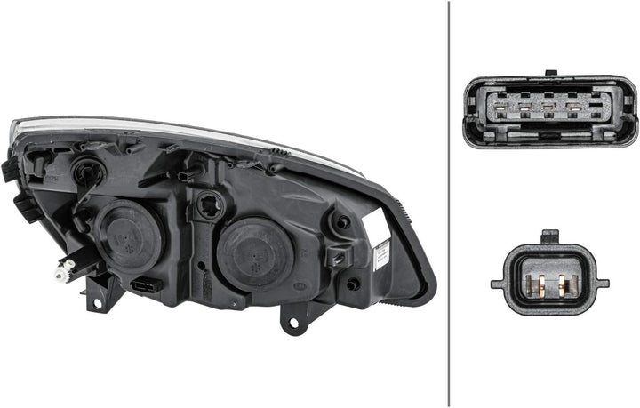 HELLA 1EG 008 862-171 Halogen-Hauptscheinwerfer - links - für u.a. Renault Scénic II (Jm0/1_) Links