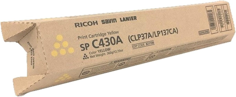 Ricoh 821075 SPC430D Tonerkartusche Standardkapazität 24.000 Seiten 1er-Pack, gelb