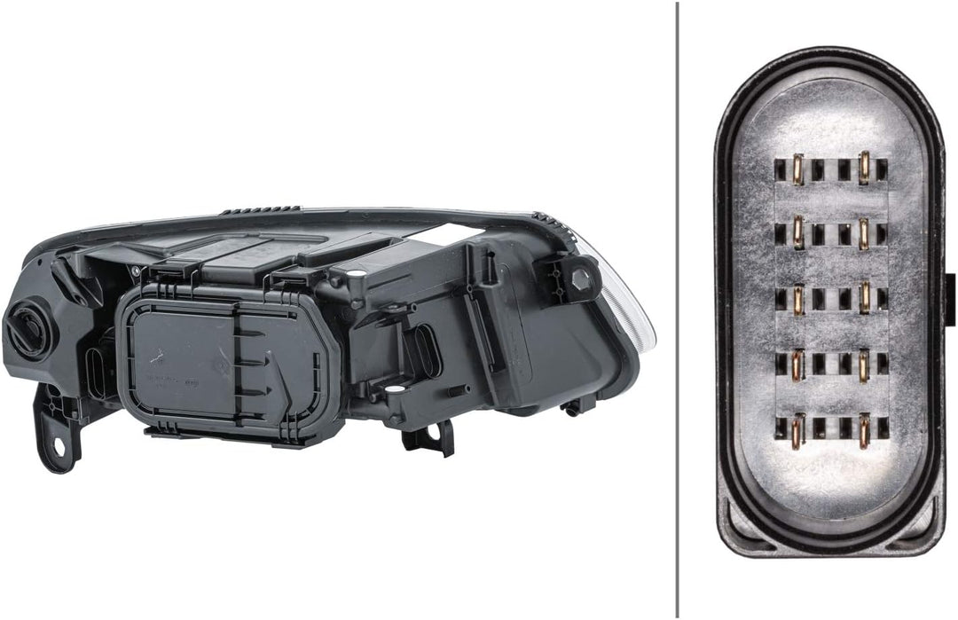 HELLA 1EJ 009 925-011 Halogen-Hauptscheinwerfer - links - für u.a. Audi A6 Avant (4F5, C6) Links (Fa