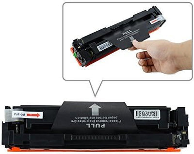 4 Schneider Printware Toner | 50 Prozent mehr Druckleistung | kompatibel zu HP 201X 201A CF400X CF40