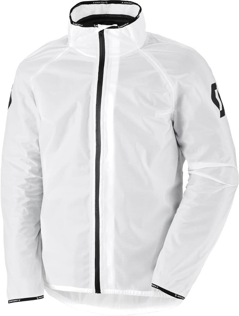 Scott Ergonomic Light DP Motorrad/Fahrrad Regenjacke weiss 2024: Grösse: M (48/50)