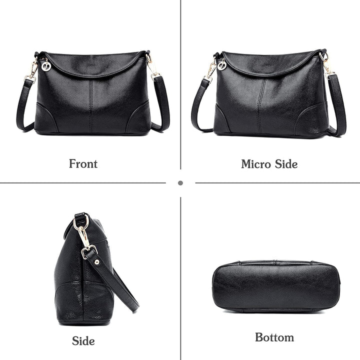 PORRASSO Damen Umhängetasche Mode Schultertasche Henkeltasche Wasserdicht Handtasche für Dating Arbe