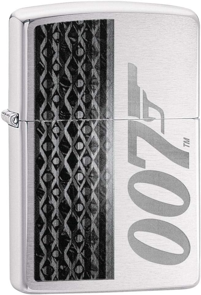 Zippo Classic Lighter-James Bond 007 Feuerzeug, Messing, Individual Design, Original Pocketsize Orig
