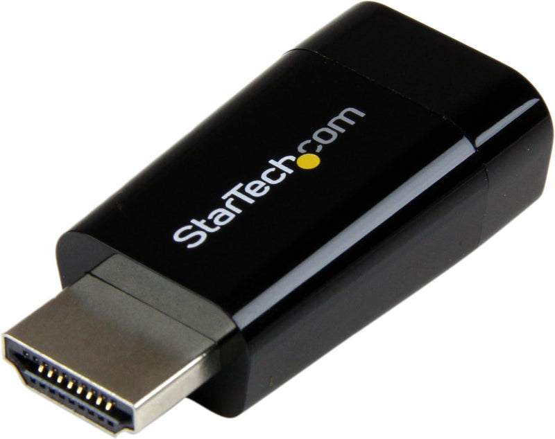 StarTech.com Kompakter HDMI auf VGA Adapter/ Konverter ideal für Chromebooks Ultrabooks & Laptops- H