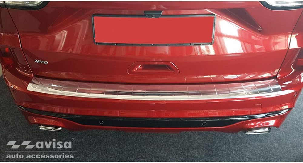 Avisa Edelstahl Heckstossstangenschutz kompatibel mit Ford Kuga III ST-Line/Vignale/Hybrid ST-Line 2