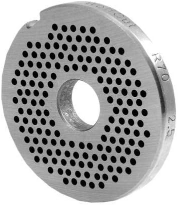 Wolfcut Lochscheiben kompatibel mit Fleischwolf Edertal EMS70 Werkzeugstahl (2,5 mm), 2,5 mm