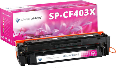 4 Schneider Printware Toner | 50 Prozent mehr Druckleistung | kompatibel zu HP 201X 201A CF400X CF40