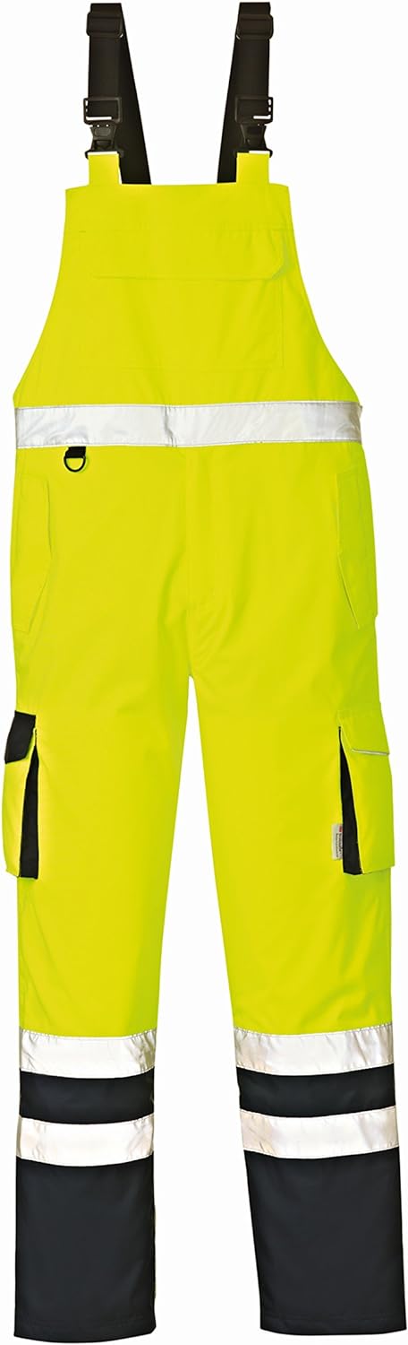 4 Protect Warnschutz Latzhose Chicago 3486 Wetterschutzhose L L Gelb/Blau, L Gelb/Blau