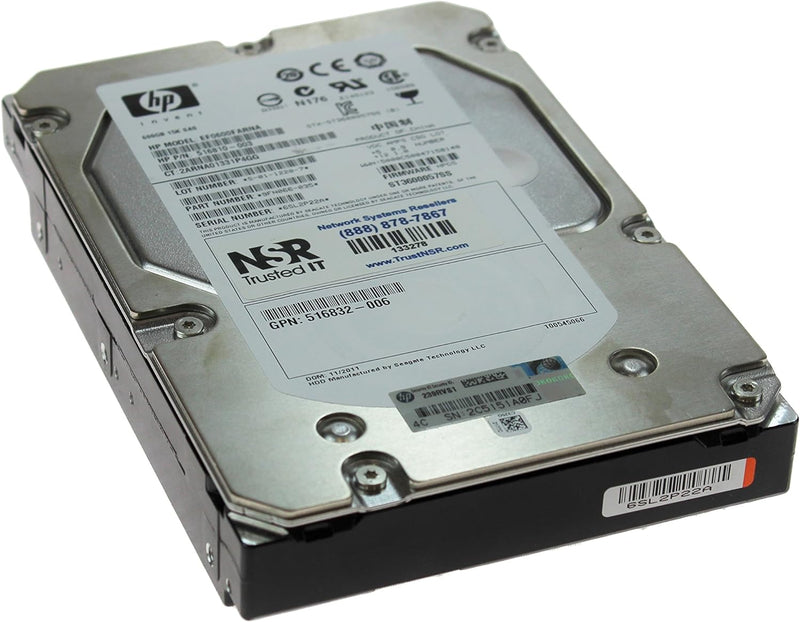 HP 516828-B21 - HDD/600GB 15K SAS 3.5" DP - **New Retail** - Warranty: 3Y