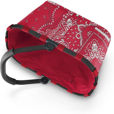 reisenthel carrybag frame bandana red Stabiler Einkaufskorb mit viel Stauraum und praktischer Innent