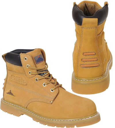 Portwest Steelite Plus rahmengenähter Stiefel SBP HRO, Grösse: 41, Farbe: Honig, FW35HOR41 41 EU Bei