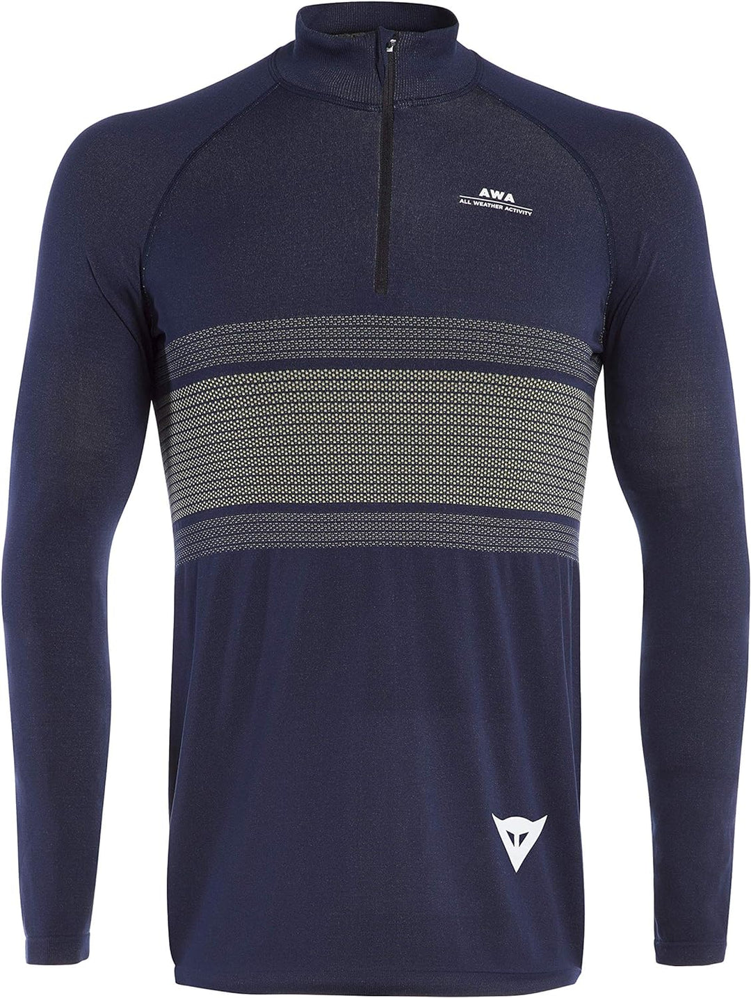 Dainese Herren Awa Zip Jersey 3 Trikot MTB L Black-iris/Hellgelb, L Black-iris/Hellgelb