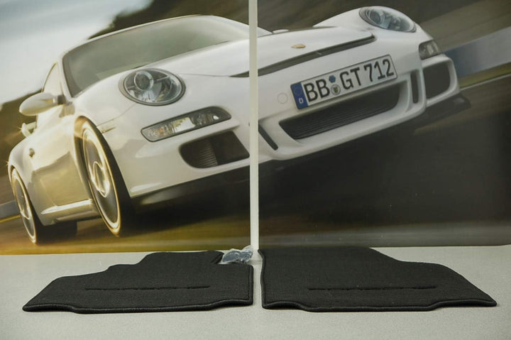 Porsche 911 996 / Boxster 986 Fussmatten Satz (2 Teile) SCHWARZ