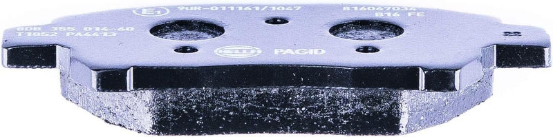 HELLA PAGID 8DB 355 014-601 Bremsbelagsatz - T1852 - Dicke/Stärke: 16.6mm - Bremssystem: Advics - mi