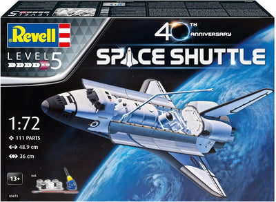 Revell Geschenkset I Space Shuttle, 40th. Anniversary I Raumschiffmodell im Massstab 1:72 I Für Kind