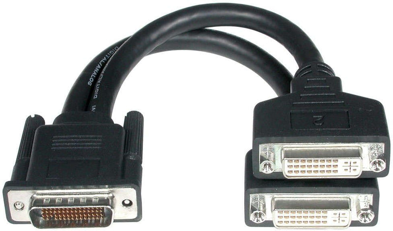 C2G 22CM LFH-59 (DMS-59) auf 2 x DVI-I Computermonitor-Splitterkabel/Grafikkarten-Anschlusskabel