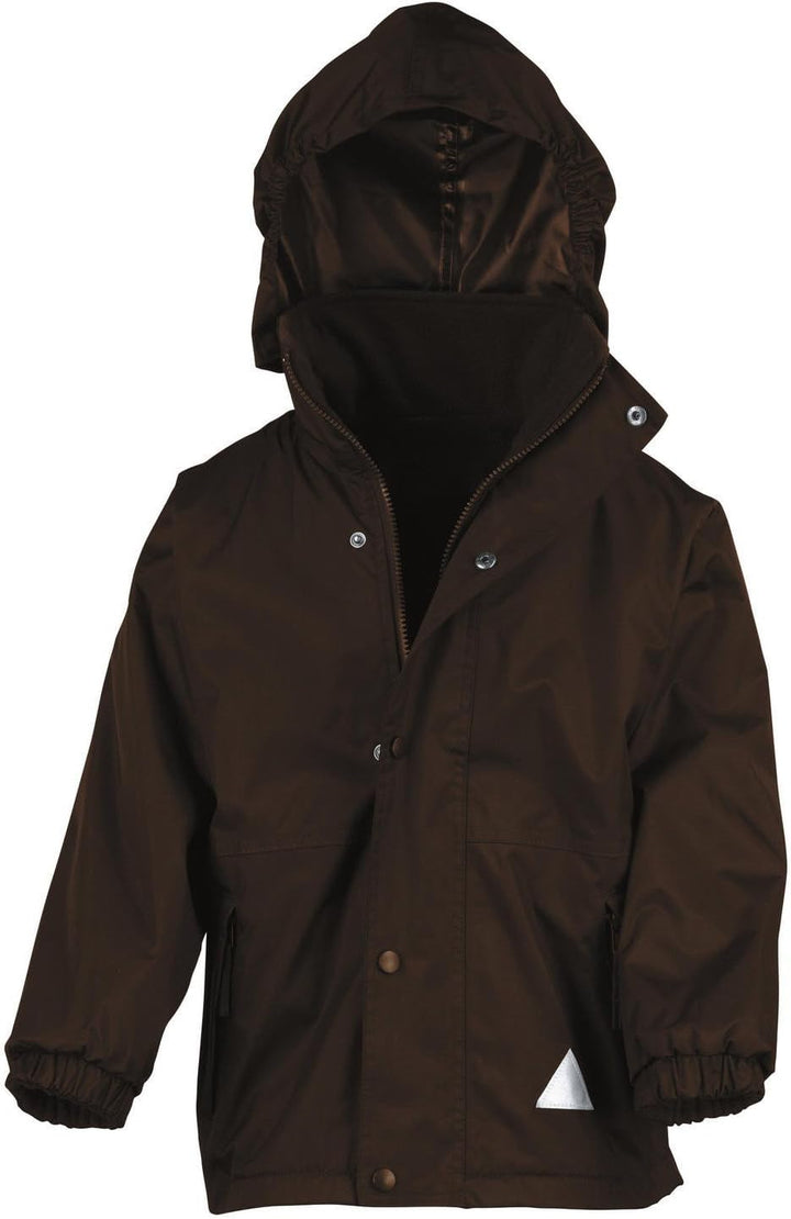 Result R160j Reversible StormDri 4000 Fleecejacke, Unisex, R160J 2X-Large/Size 13/14 Braun, 2X-Large