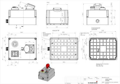 Schalter mit Unterspannungsauslösung und Not-Halt 3Ph-400V bis 7,5kW