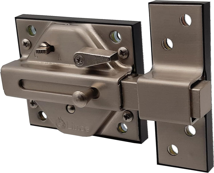 Lince 7930R Riegelschloss, schlagschlüsselsicher, matt verchromt