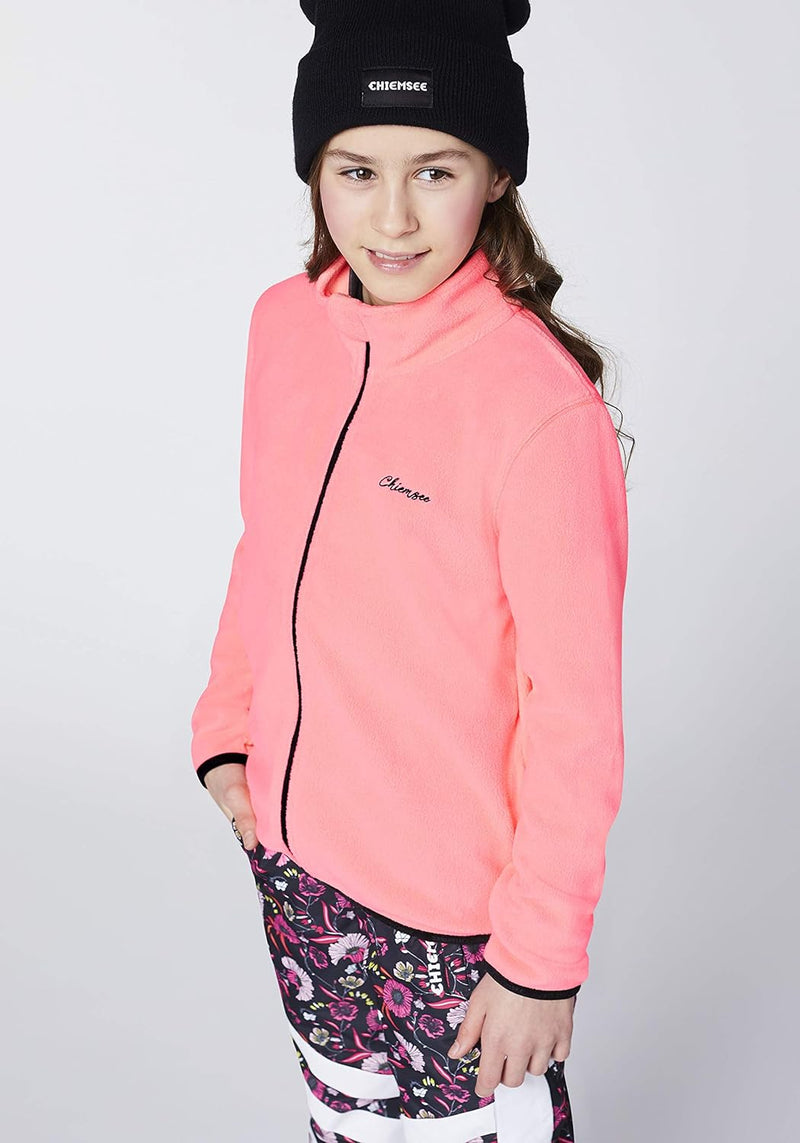 Chiemsee Fleecejacke mit Stehkragen 170/176 Neon Pink