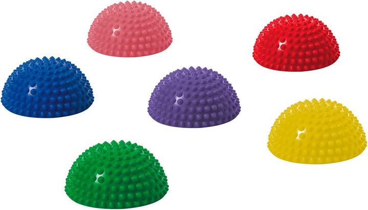 Senso Balance Igel 6er Set von TOGU / luftgefüllte Halbkugeln mit Noppen / 16 cm / Material: Ruton /
