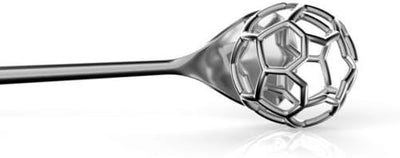 Alessi Acacia Honiglöffel MMI28 - Edelstahl poliert, Silber, 3.5 x 17.5 x 8.5 cm