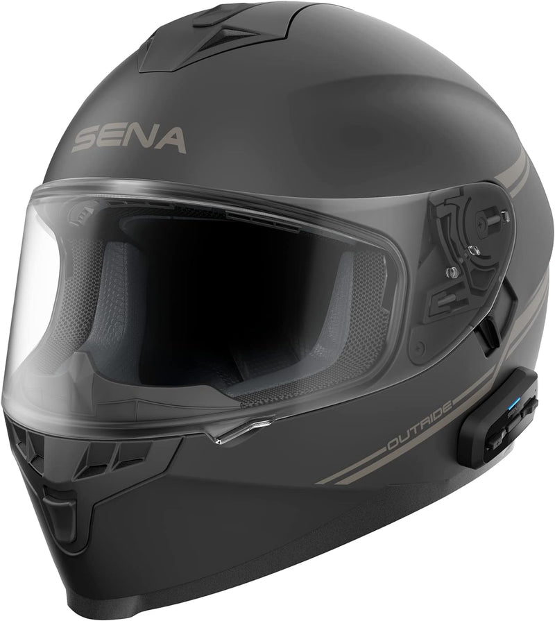 Sena Outride ECE-zertifizierte Motorrad Integralhelm Mir integrierter Bluetooth Intercom und Smartph