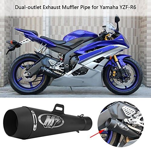 Auspuff Schalldämpfer Rohr Motorrad Schalldämpfer Schalldämpferrohr Auspuff Universal Schalldämpfer