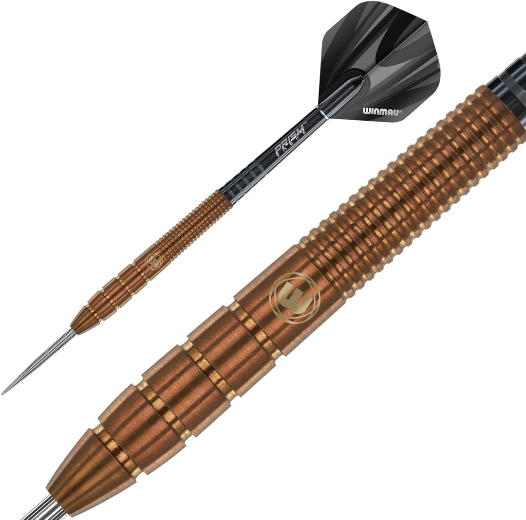WINMAU Darren Herewini 26 Gramm Profi Wolfram Softip Dartpfeile Set mit Flights und Schäfte
