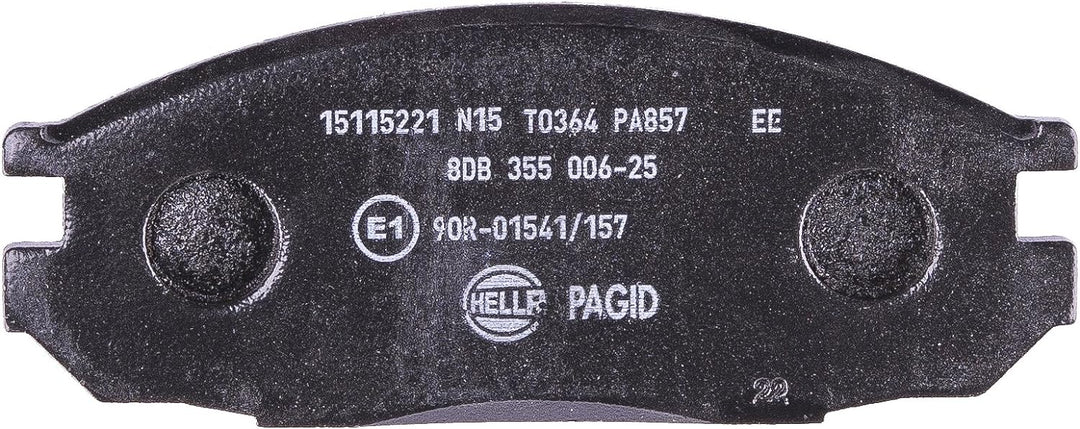 HELLA PAGID 8DB 355 006-251 Bremsbelagsatz - T0364 - Dicke/Stärke: 17mm - Bremssystem: Sumitomo - ni
