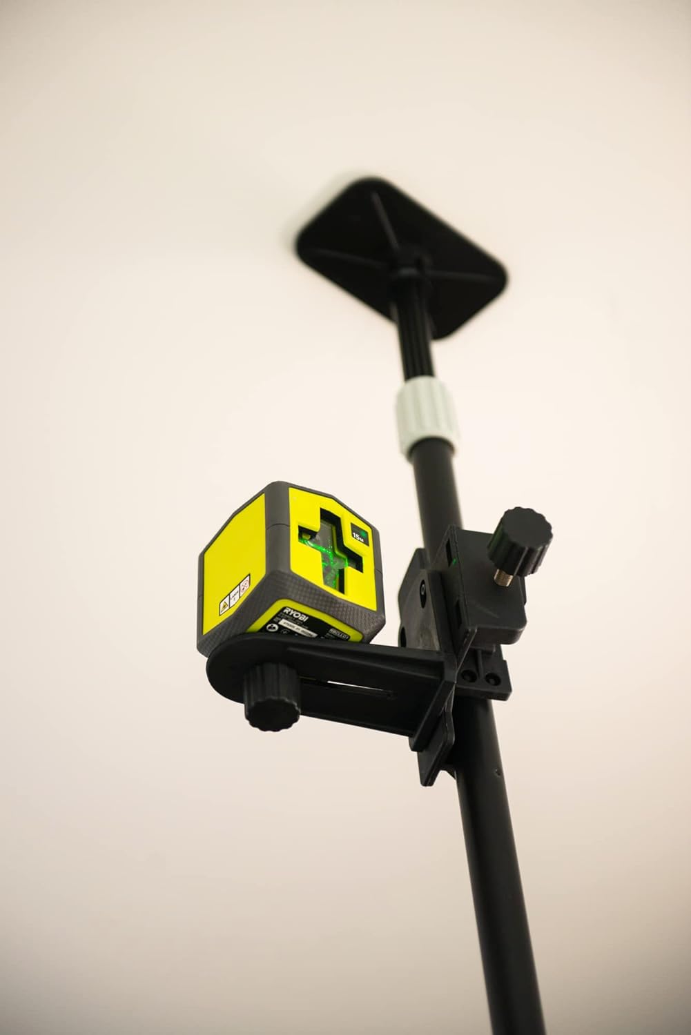 RYOBI Teleskopstange RBCLTP1 (mit Halterung für Kreuzlinienlaser, Länge 124-320 cm)