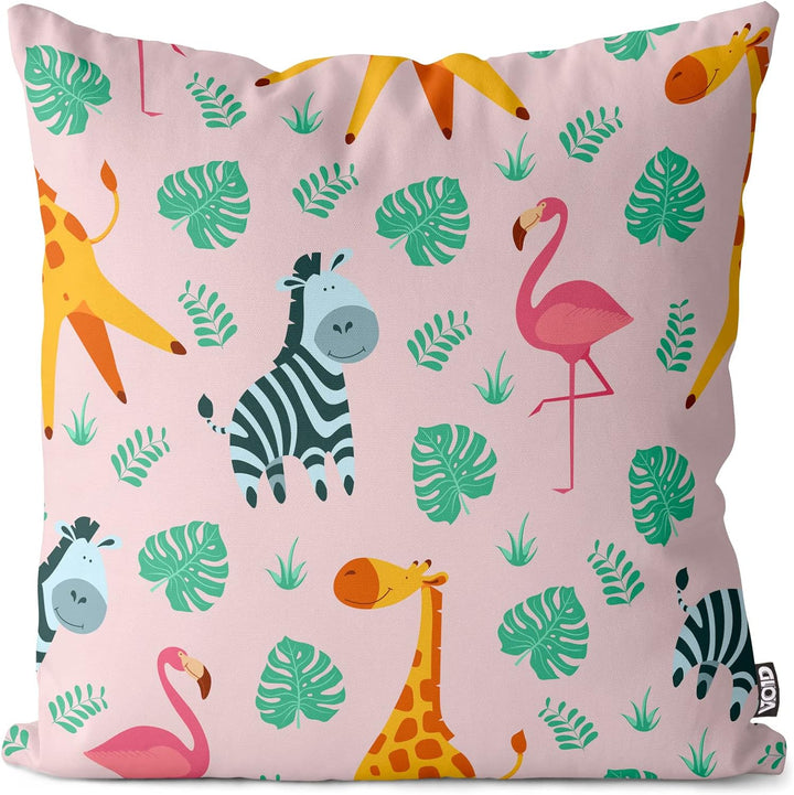 VOID Afrika Tiere Palmen Kissenbezug Kissenhülle Sofakissen Kissen Deko Outdoor-Kissen Dekokissen, K